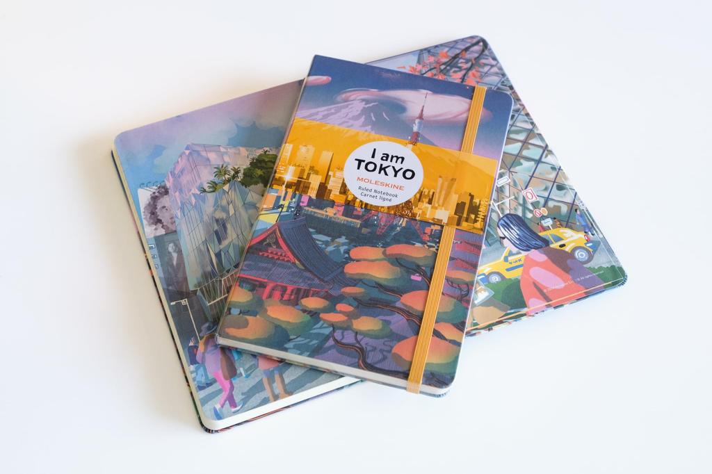 Блокнот Moleskine, Лимитированная серия «Я Токио», Твердая обложка, Большой формат, Разлинованный, LEQP060IAMTOK
