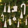 DIY Christmas Hanging Pendant Foam Candy Cane Ornament Creative Ice Cream Pendant Home Decor