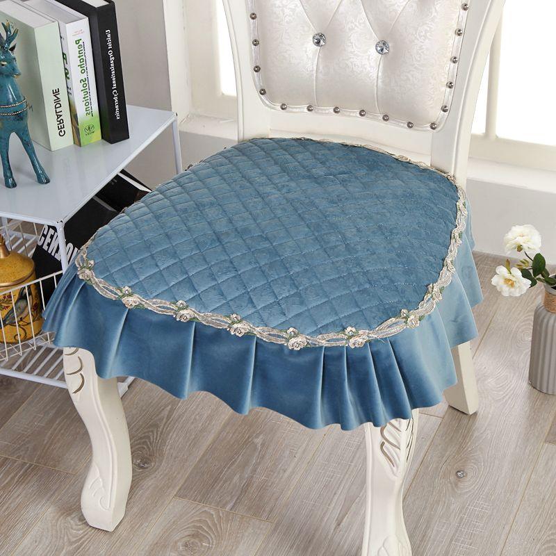 High-End Dining Chair Cushion Cushion All Year Round Fabric Chair Cushion Home Dining Chair Seat Cover Extra Large Chair Cover Stool Cover
