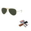 RayBan Sunglasses Gold Alloy Aviator Sunglasses Men's