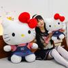 Плюшевая игрушка Хелло Китти в джинсовом платье для детей и коллекционеров