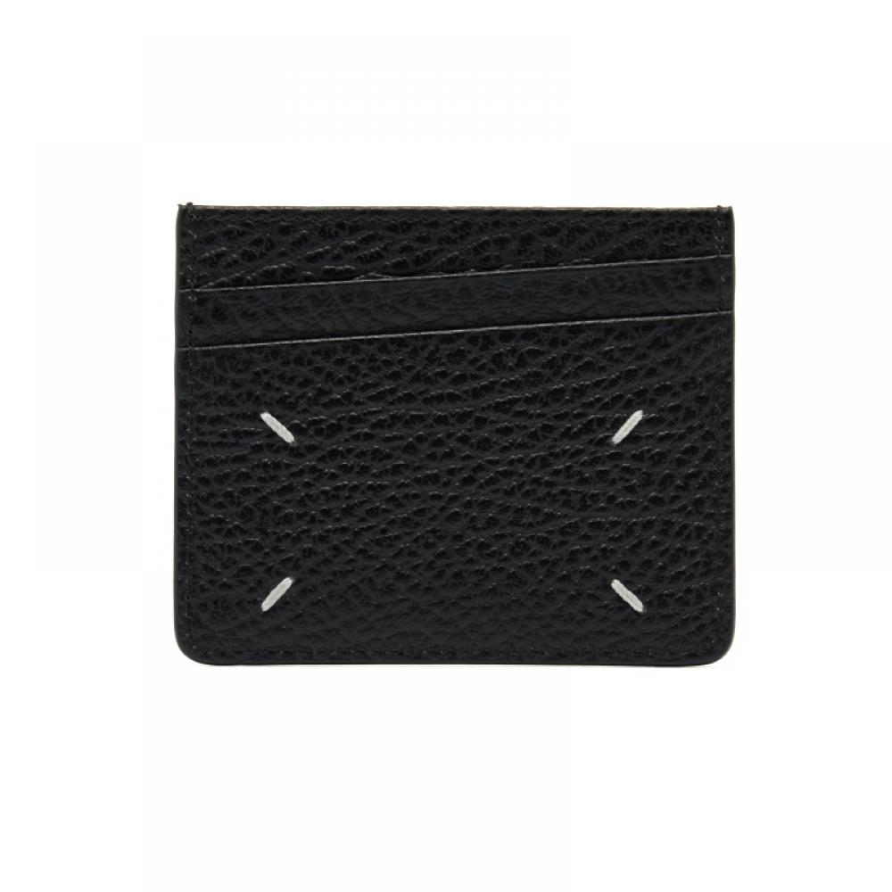 Maison Margiela Sa1vx0006 P4455 T8013 Stitched Grain Card Holder