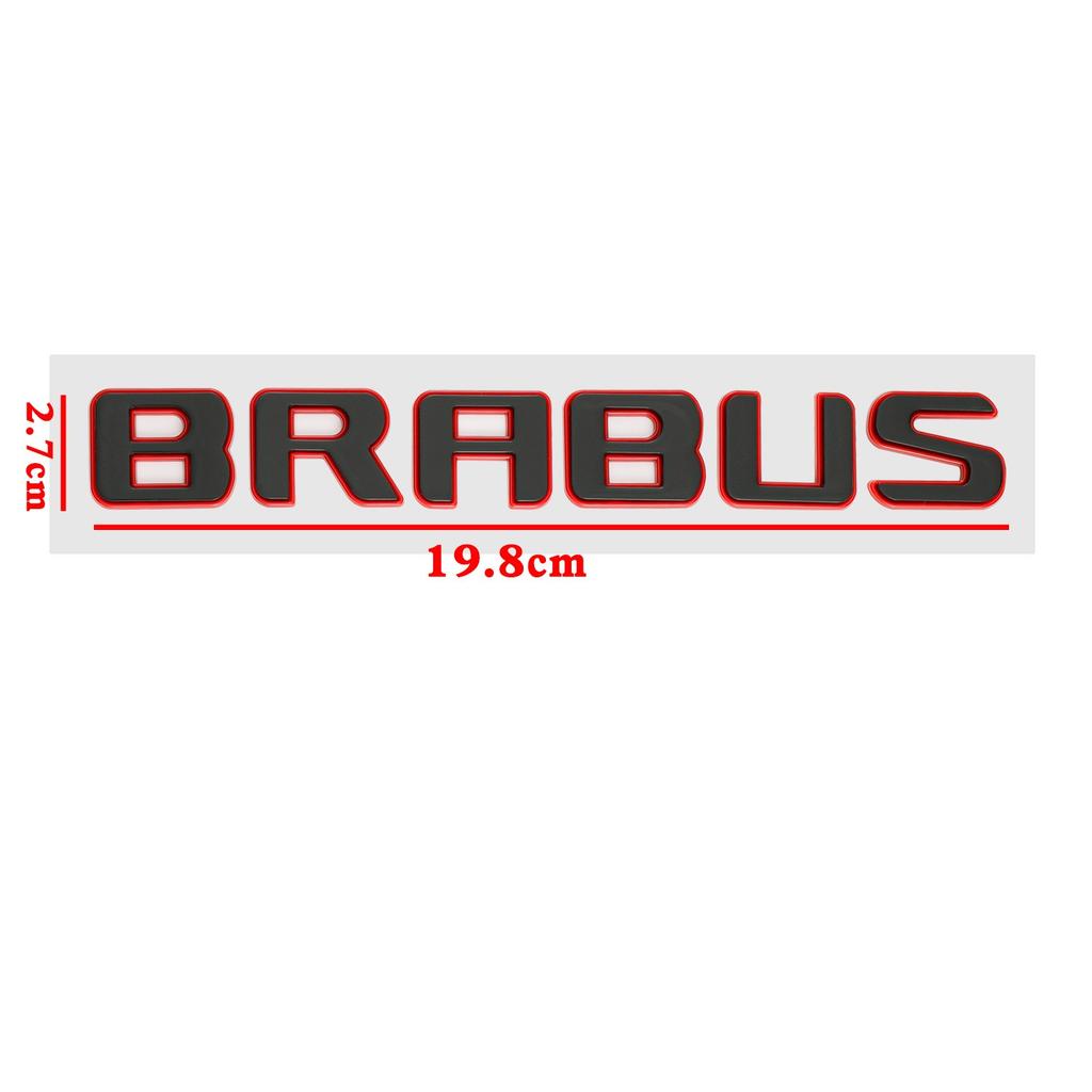 Передний капот Задний багажник Значок Наклейка Для Brabus w212 w204 G700 w463 w464 w221 w213 w206 GLC GLE w176 w177 GLS G800 smart