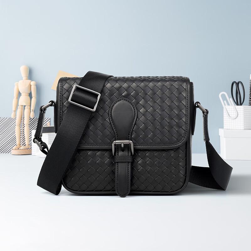 SCHWARZETIENNE Мужская сумка через плечо ручной работы из натуральной кожи