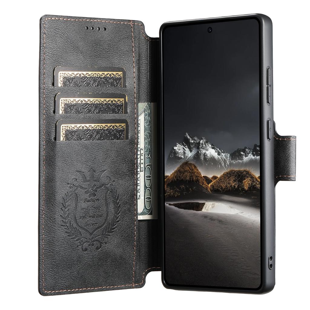 SUTENI Q-05 For Samsung Galaxy S22 Ultra 5G Wallet Case 2 in 1 Detachable Leather Flip Phone Cover with Stand