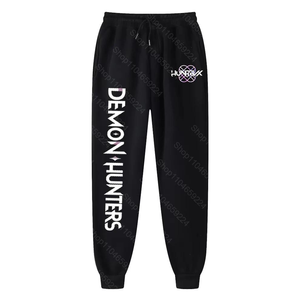 Kpop Demon Hunter Pants Streetwear Men Women Jogging Sweatpants Print Running Trousers Sport Oversized Jogger Pants