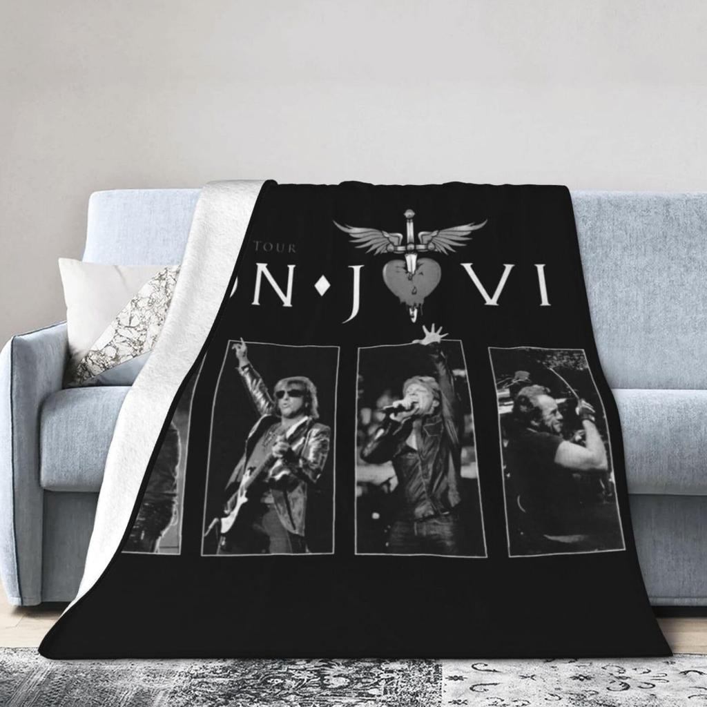 American Rock Band Blanket Home Flannel Blanket Sofa Blanket Gift Small Blanket