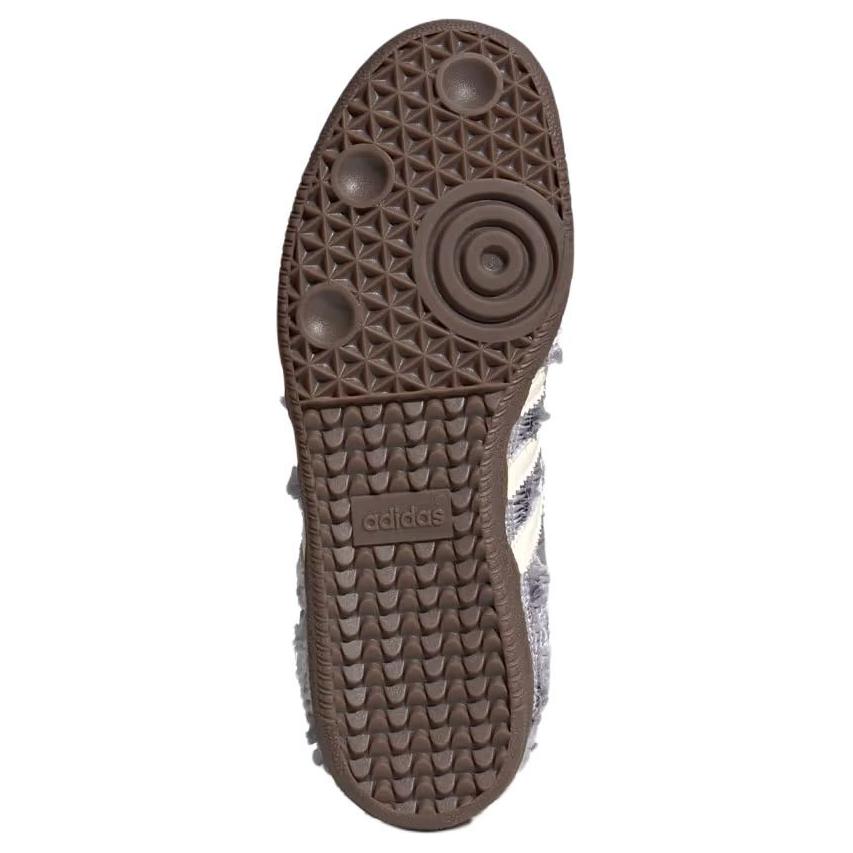 Caroline Hu x adidas Samba OG Satin Pack - Серебристый металлик Женские кроссовки Кремово-белый Резиновая подошва JP9283