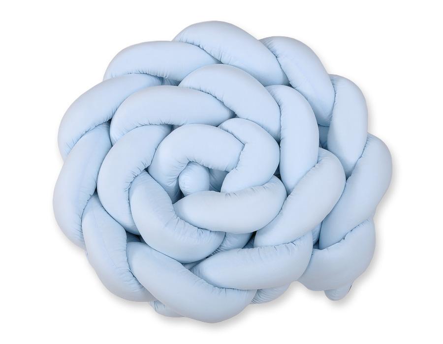 Braided cot bumper XXL - blue