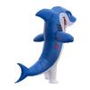 Inflatable Shark Costume for Halloween, Cosplay Cartoon Outfit, Cute Animal Role Play Suit for Adults Kids