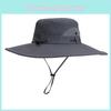 Солнцезащитная шляпа для походов для мужчин с широкими полями и быстросохнущим нейлоном, летняя, для защиты от солнца на открытом воздухе