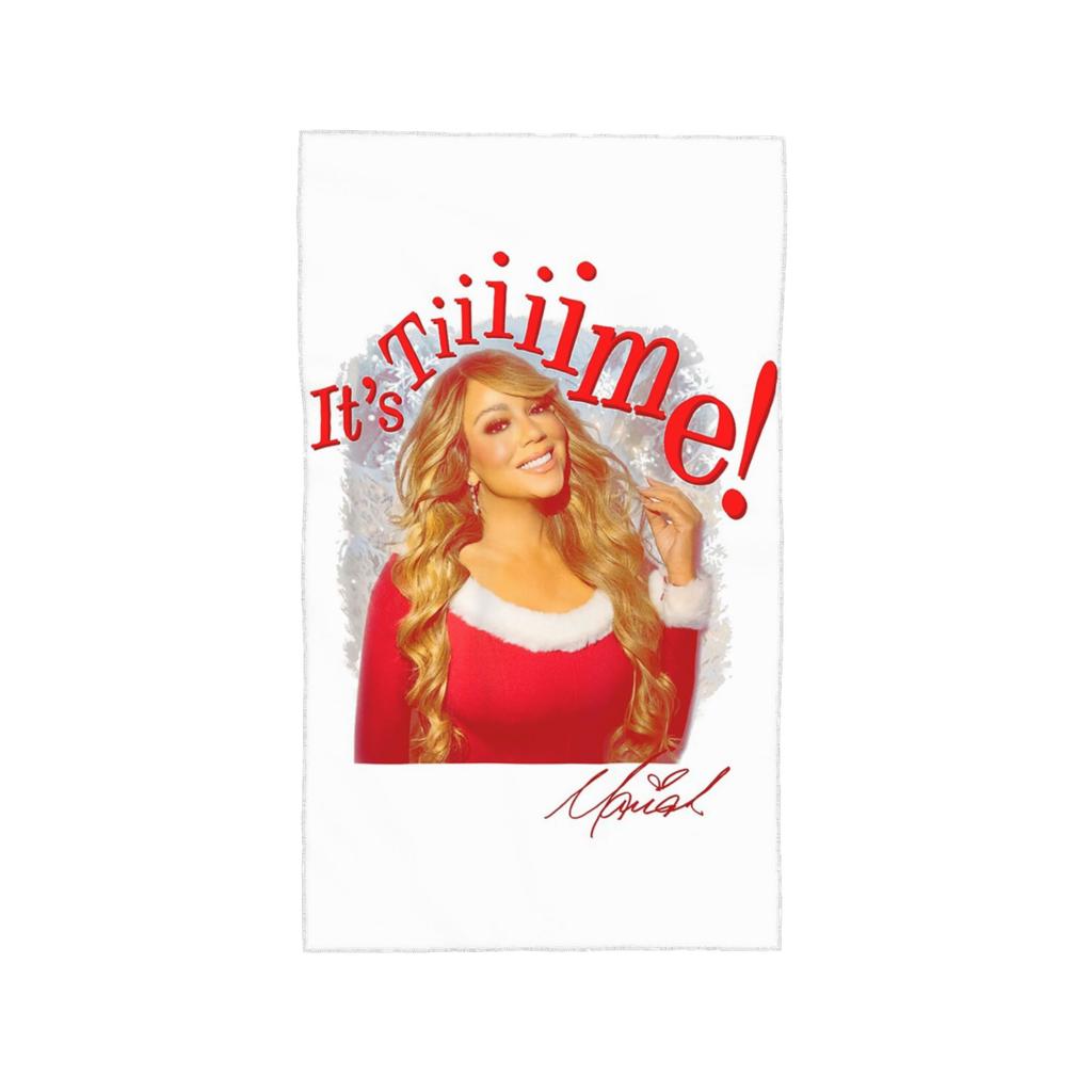 Официальное полотенце для лица Mariah Carey It's Time, 30-летний юбилей, мягкое, быстросохнущее, для бассейна, ванны, хлопковые, дышащие