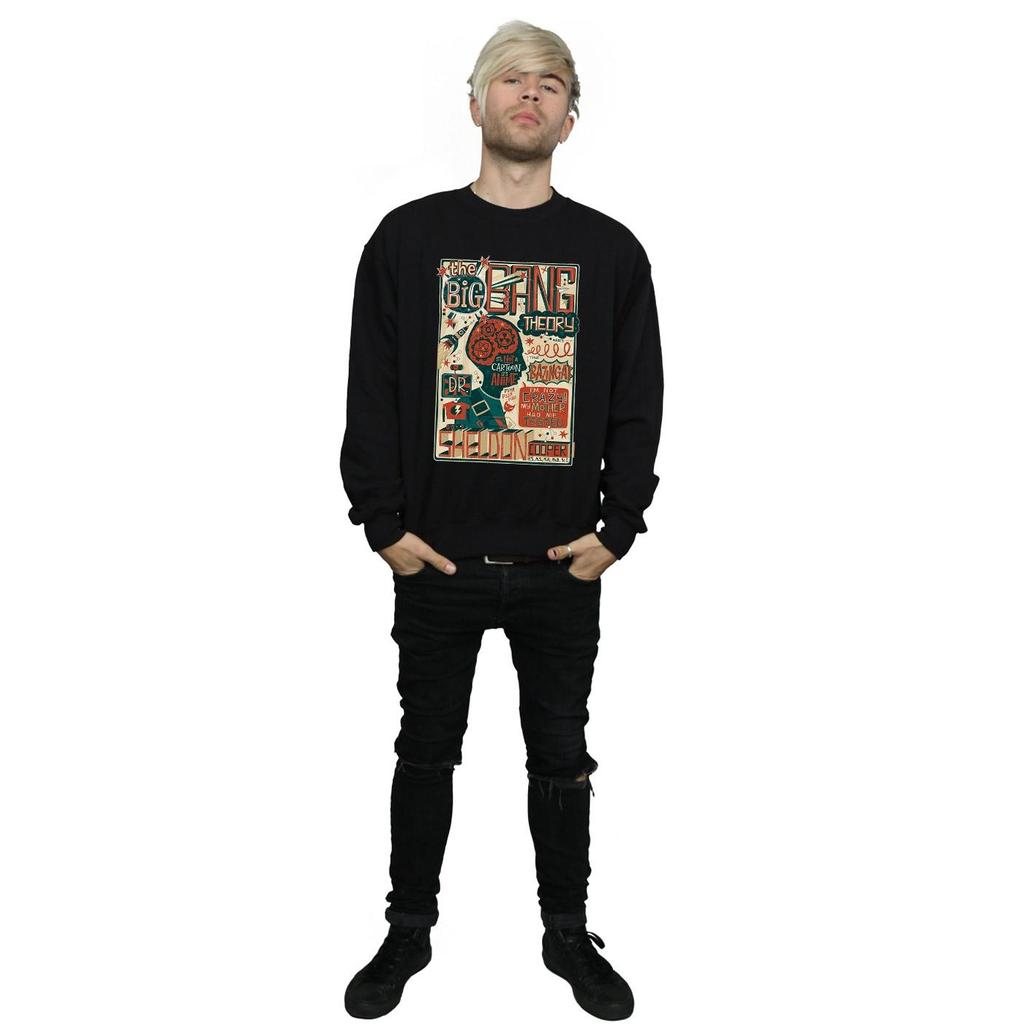 Big Bang Theory Mens Infographic Poster Sweatshirt