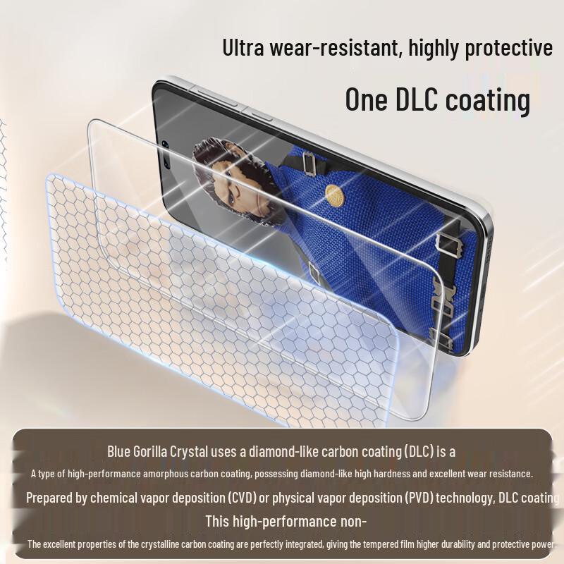 Защитное стекло Blue Gorilla для экрана Honor Magic7 Pro/RSR Porsche Design