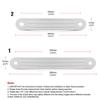 Marine Transom Support Plates Quick Assembly for Top Lower Bolt Holes TSP-1 TSP-2DP Aluminum Transom Support Plate Kit