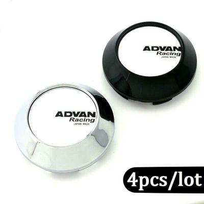 4 шт./лот гоночная эмблема Advan 65 мм 68 мм, колпаки для центральной ступицы колеса автомобиля, аксессуары для значков для модификации, крышка ступицы колеса автомобиля