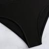 Sexy Fashionable Mesh Stitching Solid Color Vest Women's Split Swimsuit BIKINI