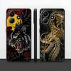 Чехол для телефона для Xiaomi Redmi Note 14 A3 A1 A2 A5 A4 11S 14C 12C 13C 13 Pro Plus 10 12S 9 8 7 12 11 Pro K80 K40 Тигр Дракон