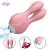 Rabbit Electric Shock Clitoris Stimulator Vibrators For Women Vagina Massager Anal Plug Female Masturbator Sex Toys Adults Shop