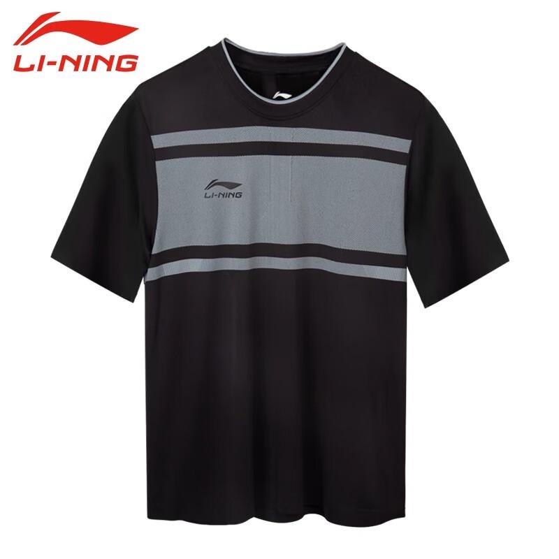 Li-Ning Быстросохнущая спортивная футболка с коротким рукавом