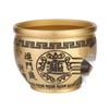 Brass Rice Jar: Home Decoration Treasure Basin with Hundred Blessings Couplet