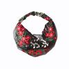 Thin Flower Pattern Headband Multicolor Lace Headwear Fashion Embroidered Headscarf  Summer