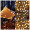 Fairy Light Snowflake Light String Flash Christmas Tree Lamp Stars String Lights  Birthday Party