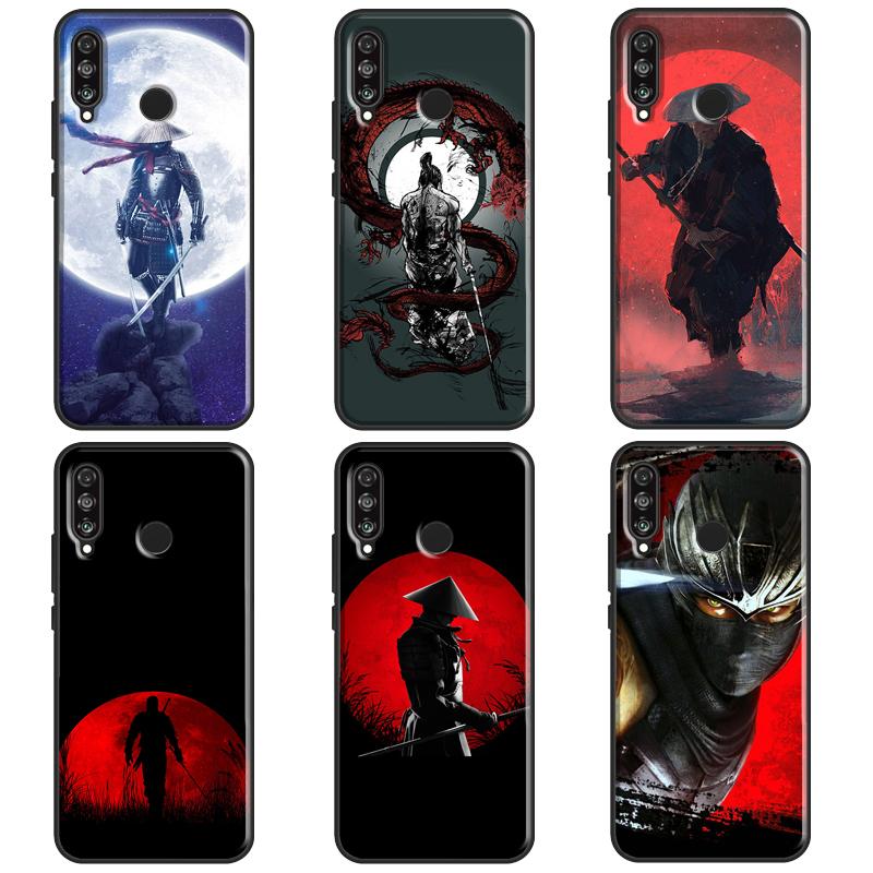 Япония Самурай Ниндзя Для Huawei Nova 9 SE 10 5T Y90 Y70 Y60 Y61 Y91 Y72 12i 12s 11i P60 Pro P20 P30 P40 Lite Чехол