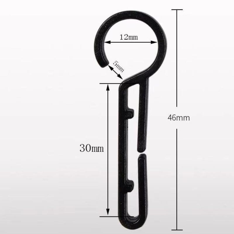 10Pcs Non-Slip Helmet Clips Plastic Head Light Attachment Accessories for Safety Caps Outdoor Cycling Construction Work