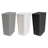 Bathroom Trash Can with Press Top Lid High Durability Large Capacity Solid Color Slim Wastebasket Garbage Can