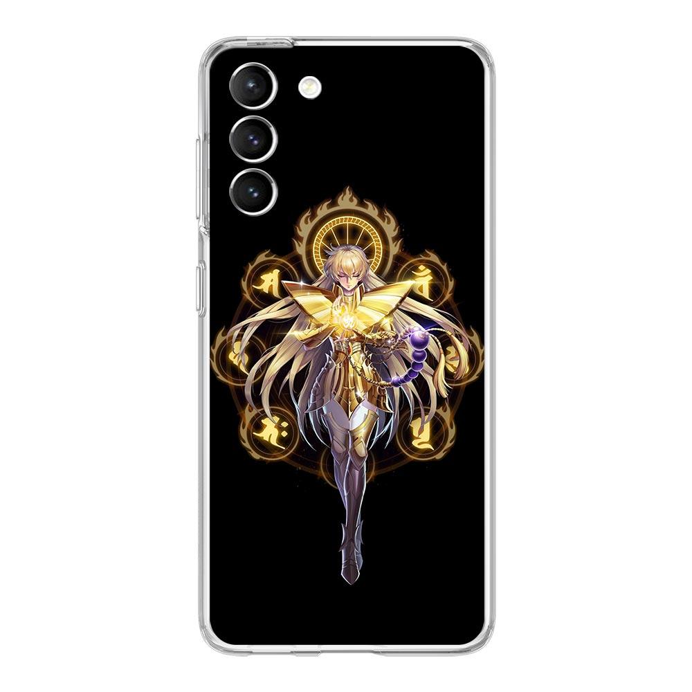 Чехол для телефона Saint Seiya Virgo Shaka для Samsung Galaxy S22 5G S20 Ultra S21 FE 5G S10E S9 S8 S10 Plus Note 20 10, мягкий прозрачный чехол