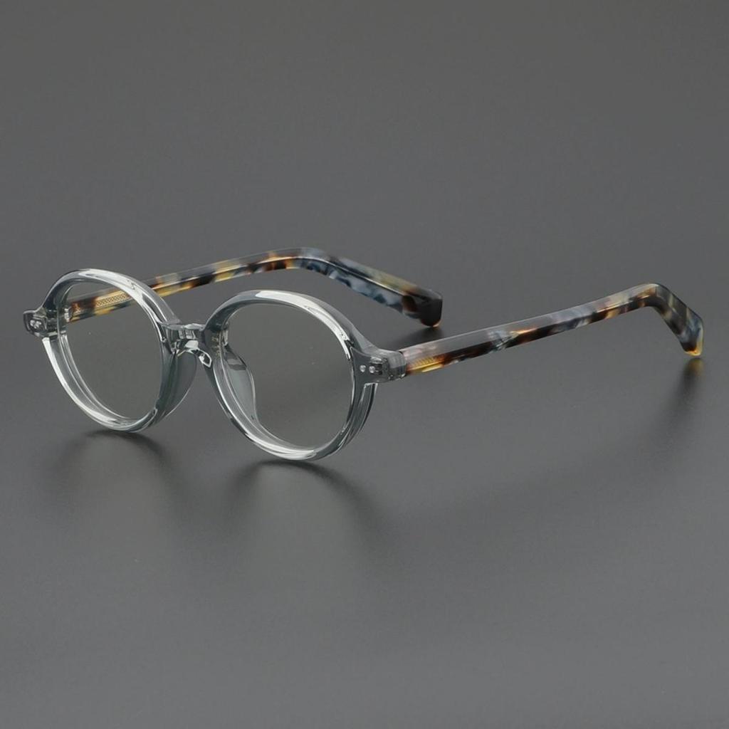 Овальные очки для женщин ретро ацетат винтажные очки оправа оптические круглые мужские женские коричневые зеленые прозрачные линзы унисекс