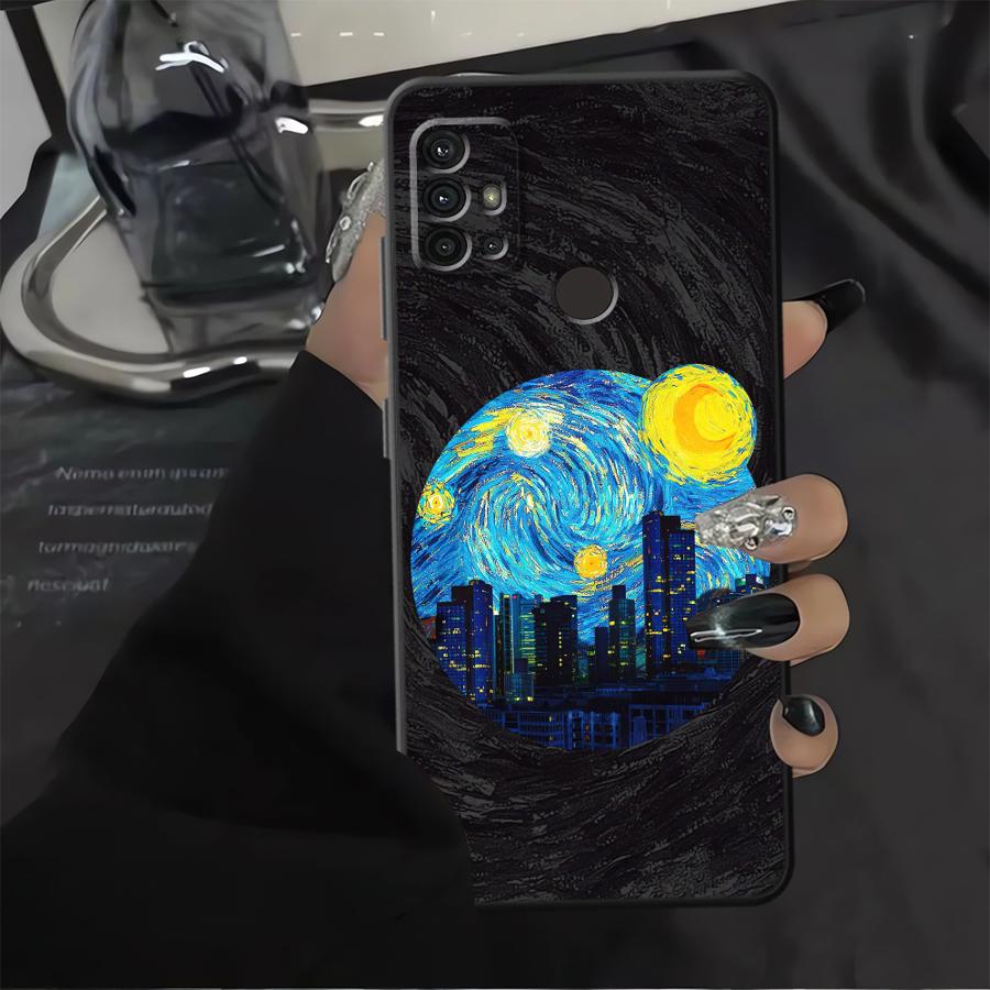 Чехол для Motorola Moto G51 G73 Edge 20 Pro 30 Lite G22 Edge40 G50 G60s G53 G30 G52 G32 G71 Чехол для телефона Креативный узор города