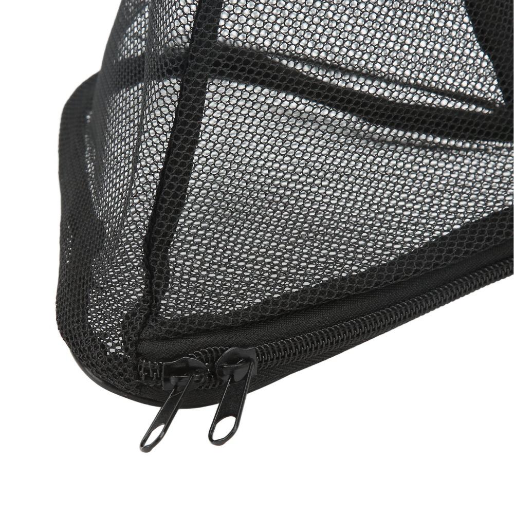 PVC Outdoor Hanging Storage Net Black Mesh Organizer Durable Hanging Basket Net Camping
