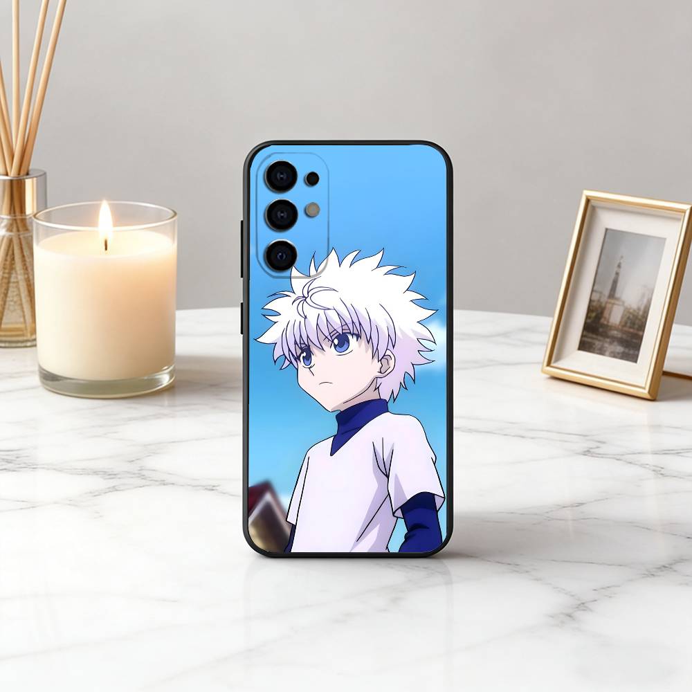 H-Hunter K-Killua Z-Zoldyck Чехол для телефона Hunter-KZ Черный Силиконовый Мягкий Для Samsung S25,S24,S21,S22,S23,S30,Ultra,S20,Plus,Fe,Lite