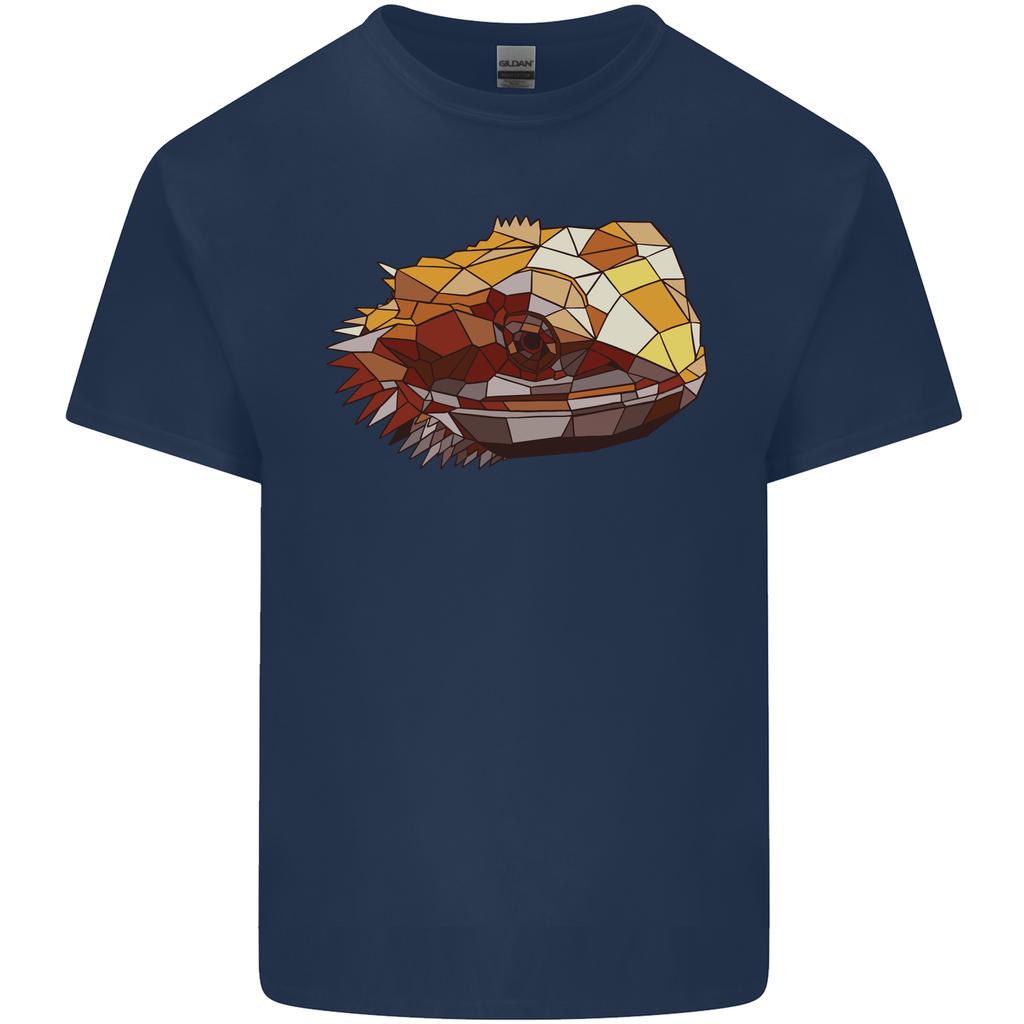 Polygonal Chameleon Unisexs Light Cotton TShirt