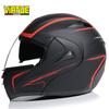 VIRTUE Motorsport Electric Non Motorcycle Helmet Men's Half Helmet Double Lens Full Helmet Running Helmet Carbon Fiber Pattern Road