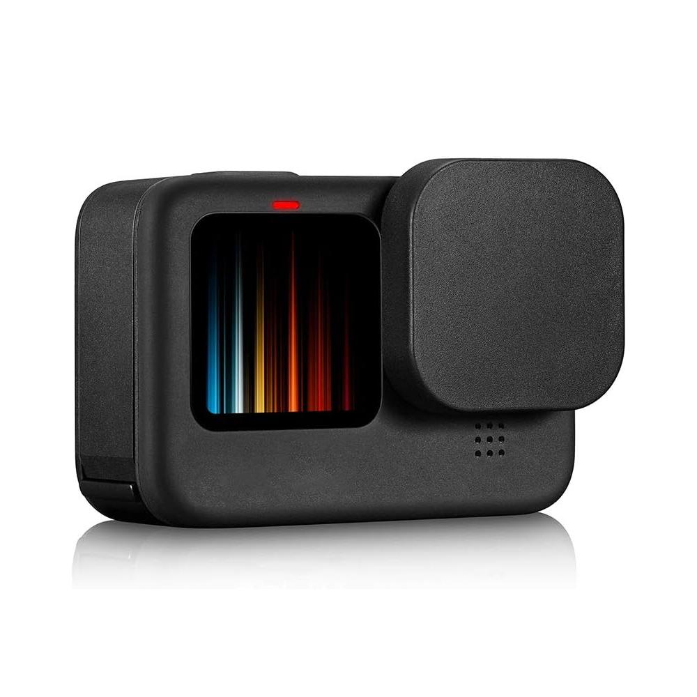 Силиконовая крышка объектива Защитный чехол для GoPro Hero 12 11 10 9 Черный Аксессуары для экшн-камеры