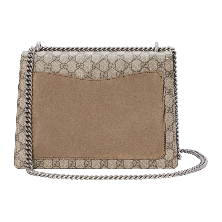 GUCCI Dionysus Canvas With Leather Shoulder Bag, Crossbody Bag Women's 403348-KHNRN-8642