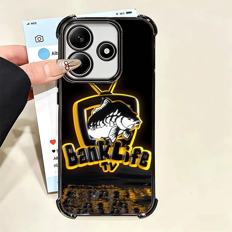 Nash Fishing Чехол для телефона с рисунком рыбы Soft Для Xiaomi Poco X7 X8 Pro Max X6 X5 X3 F8 Ultra F7 M8 M7 M5S Redmi 15C 15A 15 14C 13C 12C