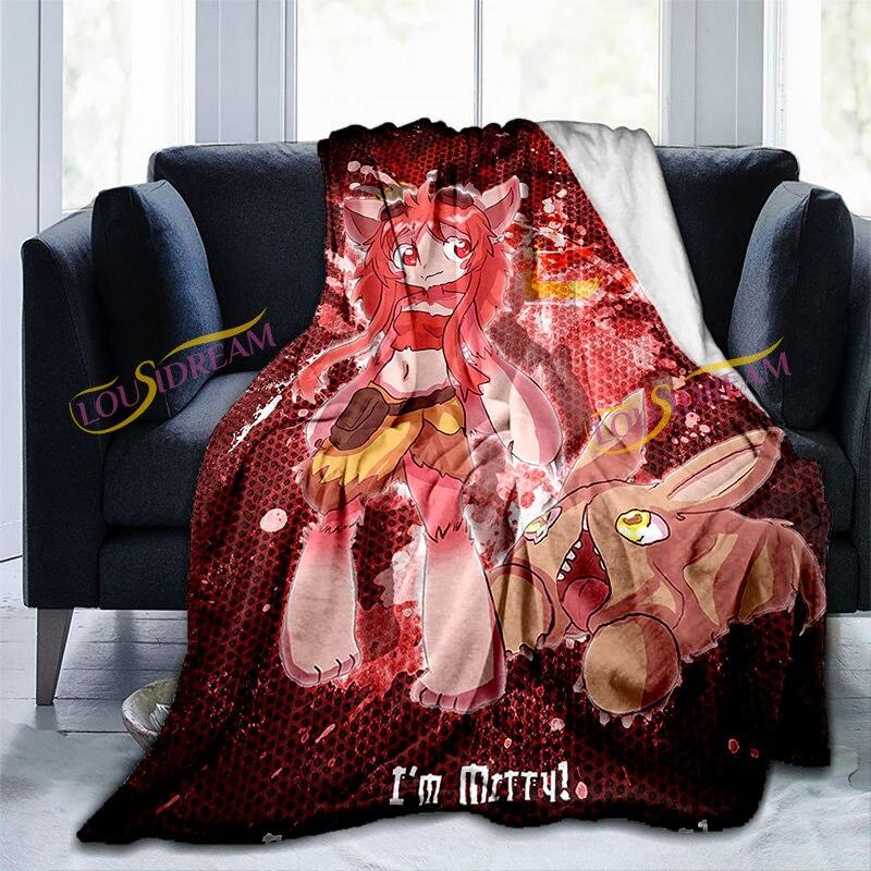 Одеяла с принтом «Сделано в бездне», детский теплый диван-кровать для гостиной, прочное фланелевое одеяло для домашнего декора для взрослых и детей