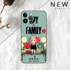 Чехол Spy Family Cartoon для iPhone 13 11 12 Pro Max 7 + XR 8 X 6 6S Plus XS 5 5S SE 2022 13Pro Capa Soft Phone Cover Funda
