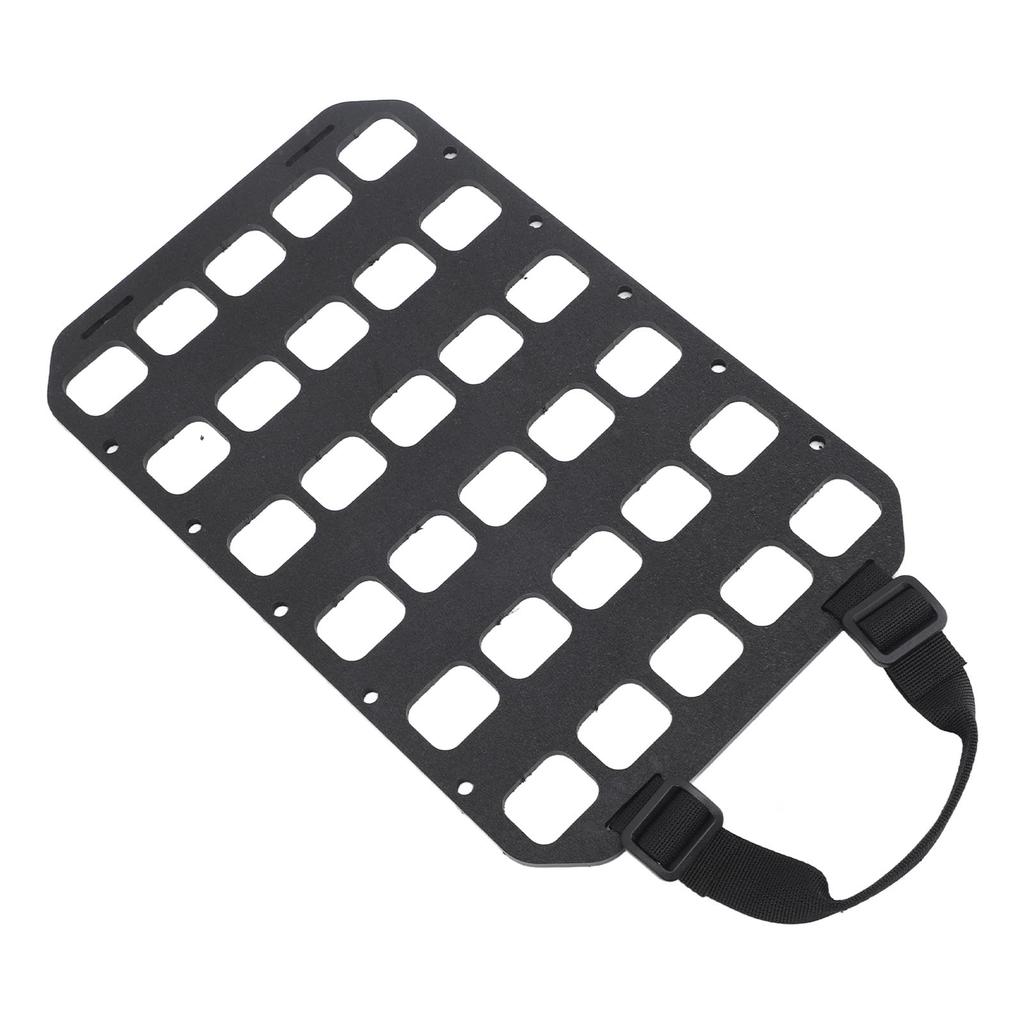 Molle Panel Black with Handle PP Fixed Holes Design Molle Organizer Panel for Wall Box Backpack