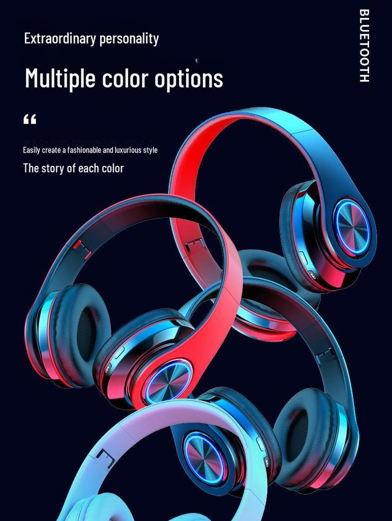 B39 Luminous Bluetooth Headset: High-Value, Head-Mounted, Wireless with Ultra-Long Battery Life