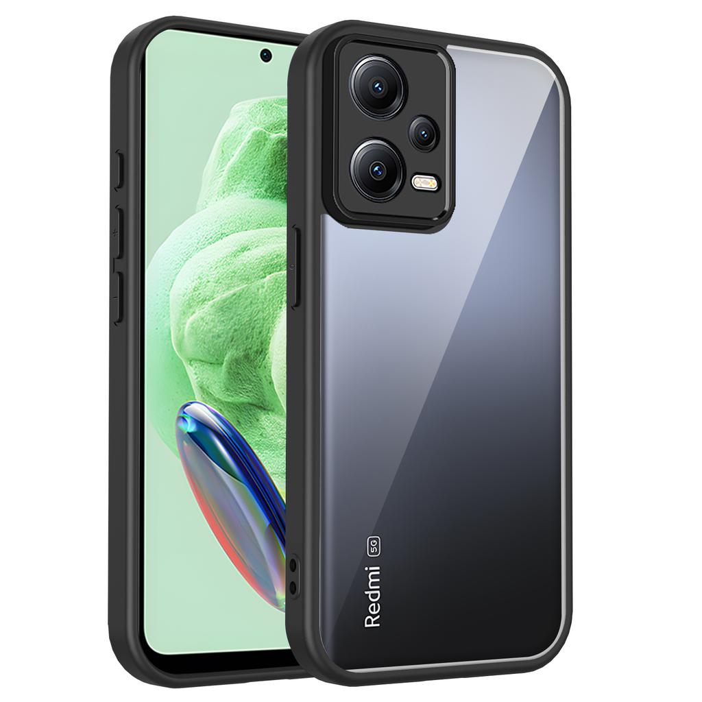 EUCAGR For Xiaomi Poco X5 5G Air Cushion Silicone TPU Bumper Clear Matte Back Cover Hard Phone Case for Xiaomi Poco X5 PocoX5 5G