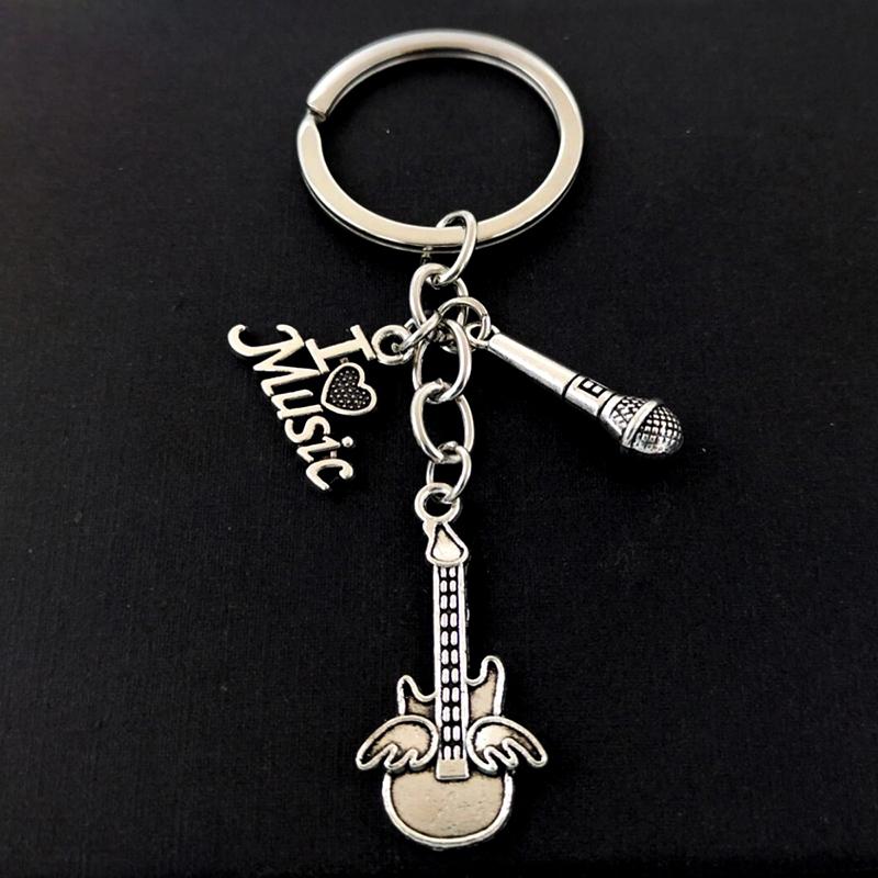 Drum Pop Music Lovers Rock Backpack Pendant Band Kit Drum Keychain Backpack Keychain