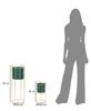 Vase Holder Grent Slim Set 2 Pcs Cm Ø 24X70-19,5X45