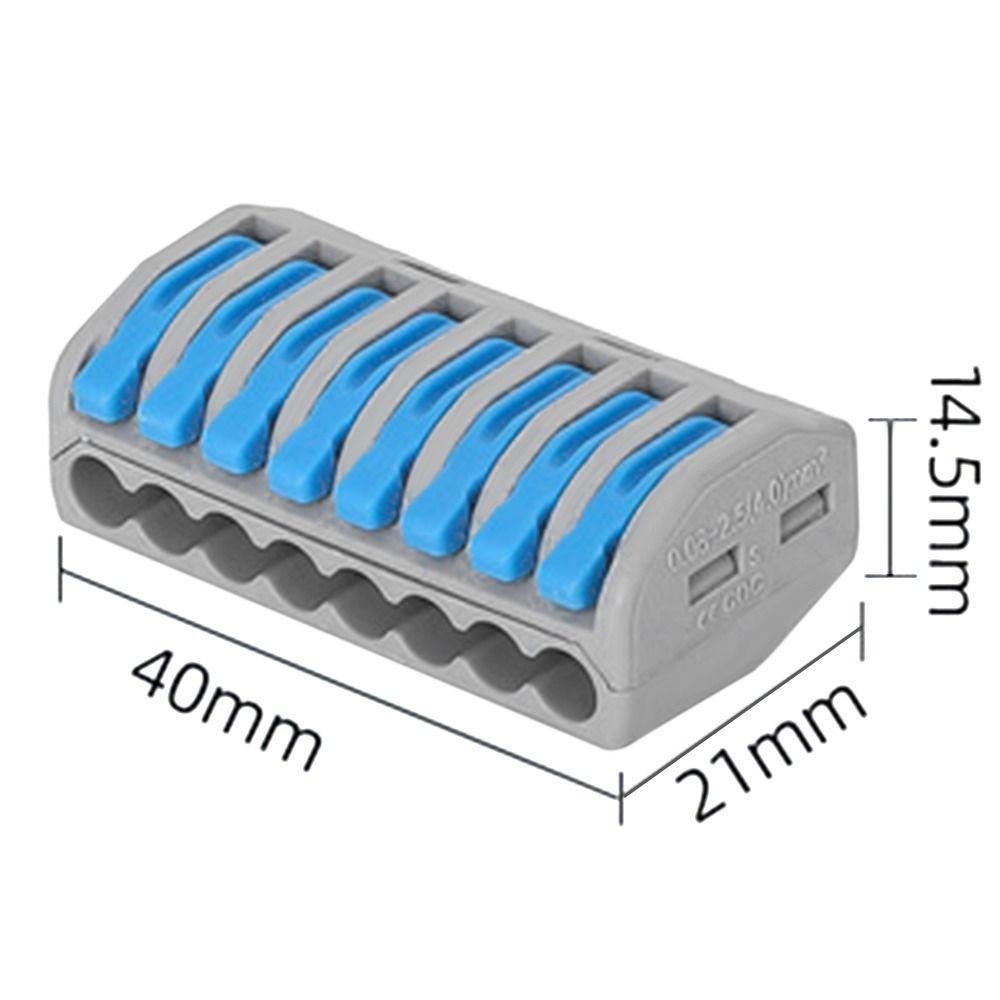 Универсальная компактная быстрая клеммная колодка Мини-компактные электрические разъемы для сращивания Электрические разъемы