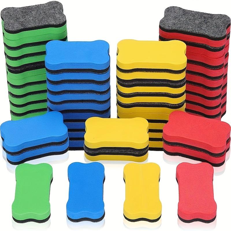 8 Немагнитных губок для белых досок. Эти мини-ластики в форме косточек идеально подходят для очистки белых и черных досок.