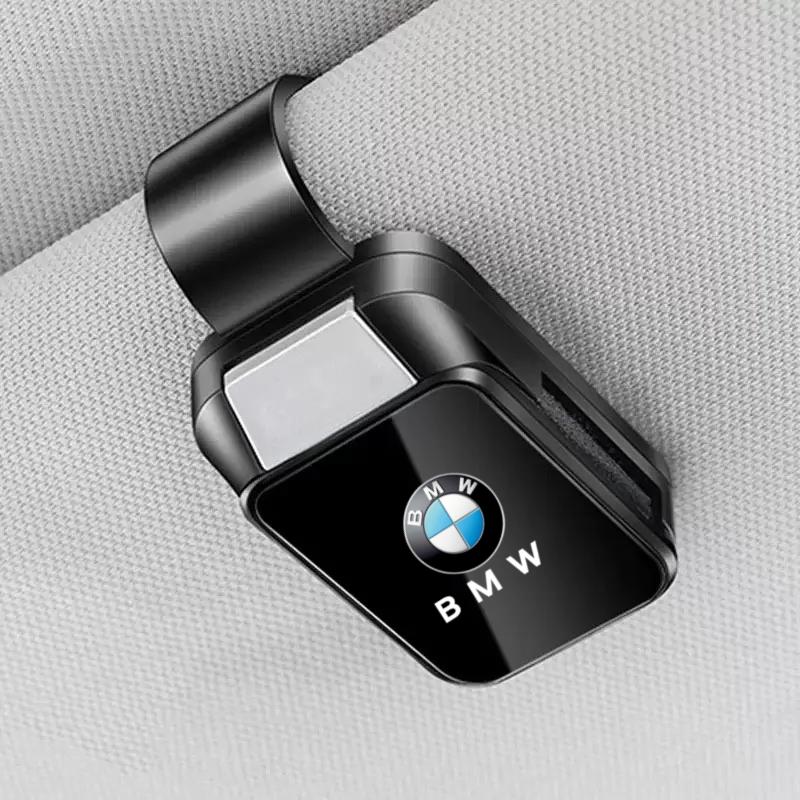 HEQW2 Car Sunglasses Clip Card Ticket Holder Stand Fastener Sun Visor For BMW E90 E60 E46 E93 F20 F21 F30 F31 F32 F33 F34 F15 F10 F01